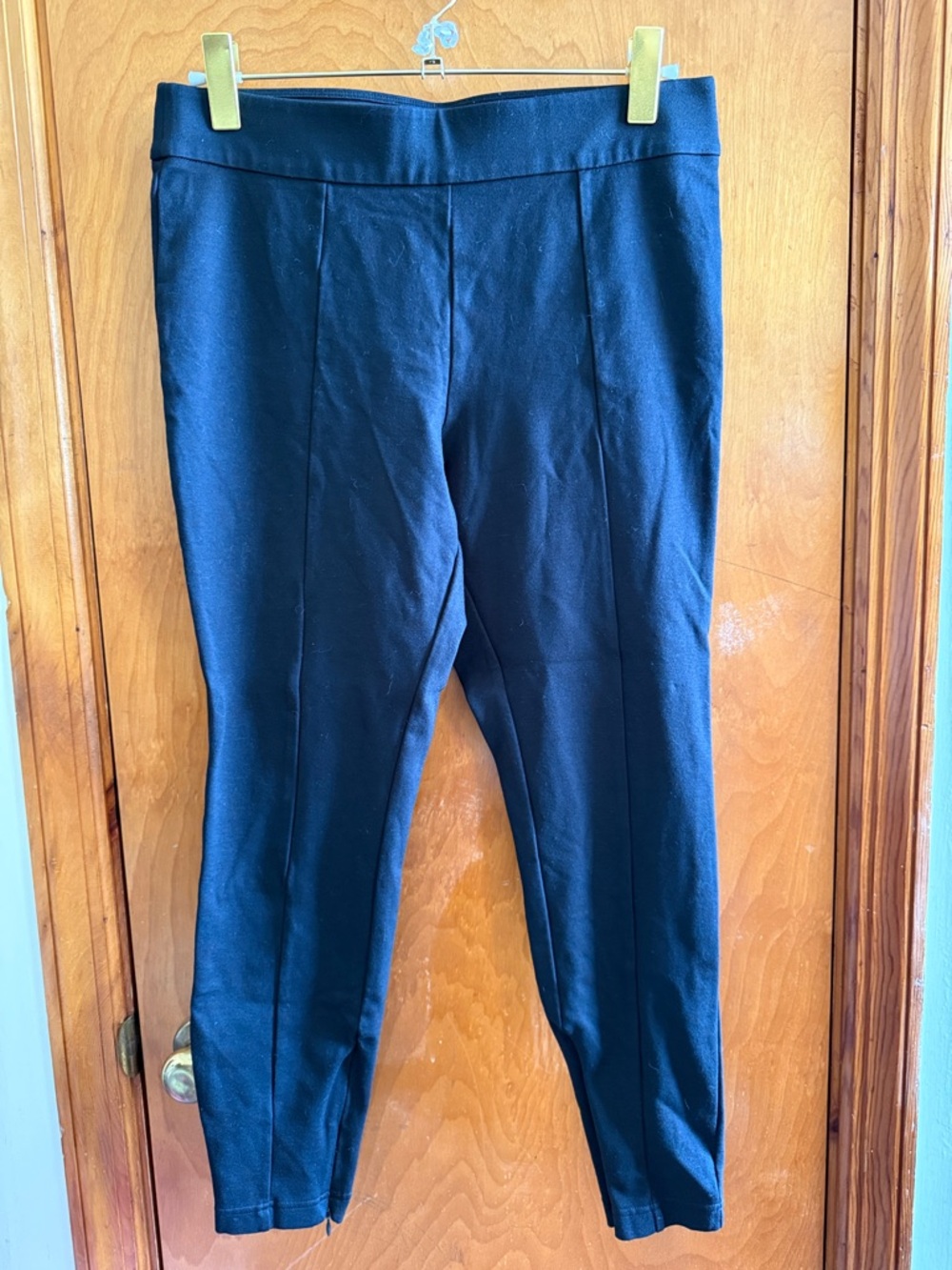 a new day Black Ponte Skinny Ankle Pants